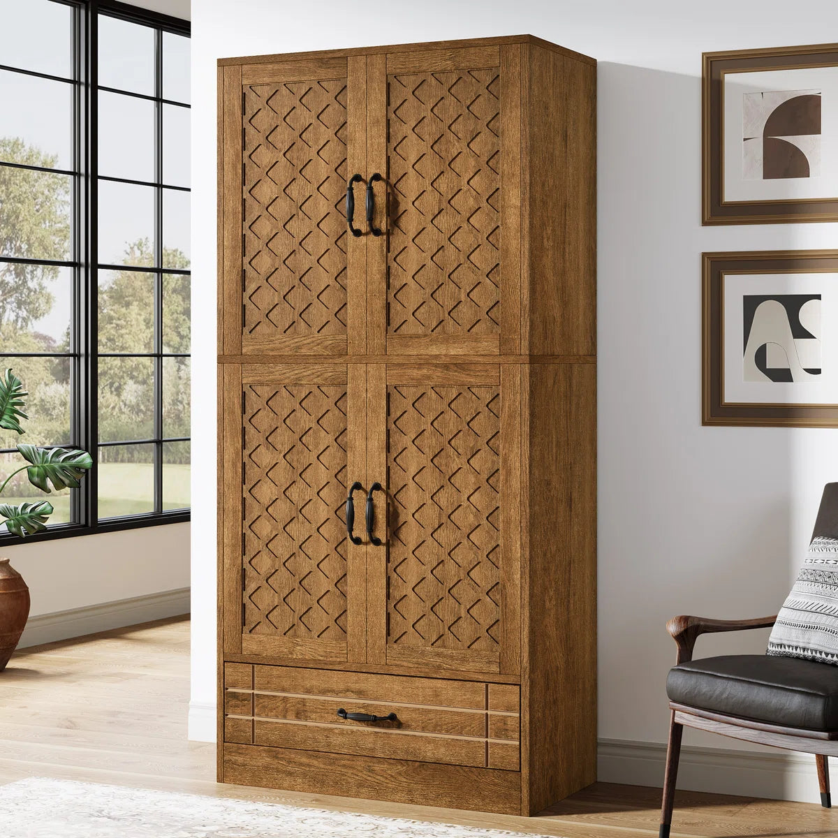 70 "Standard Storage Bookcase with Door and Drawer