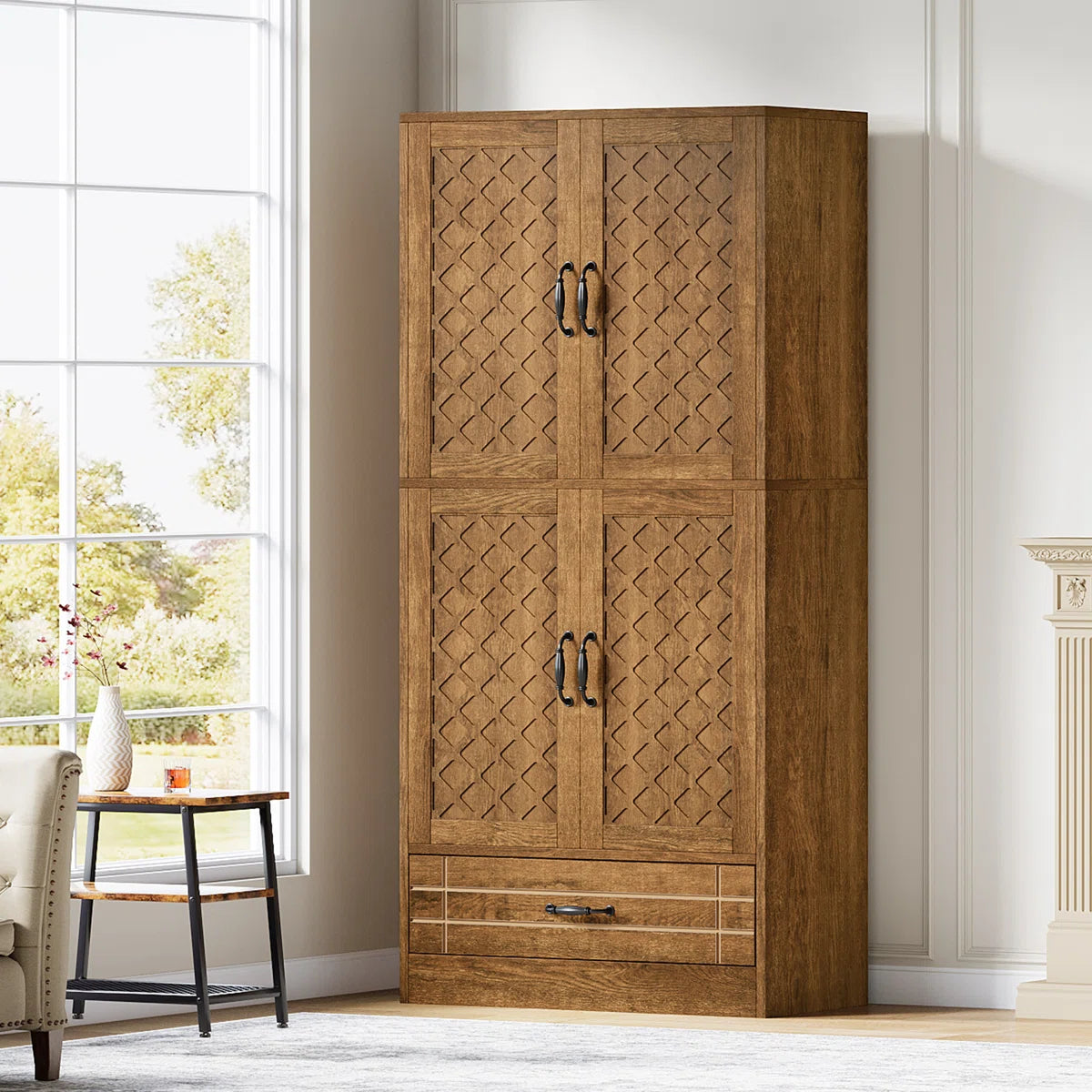70 "Standard Storage Bookcase with Door and Drawer